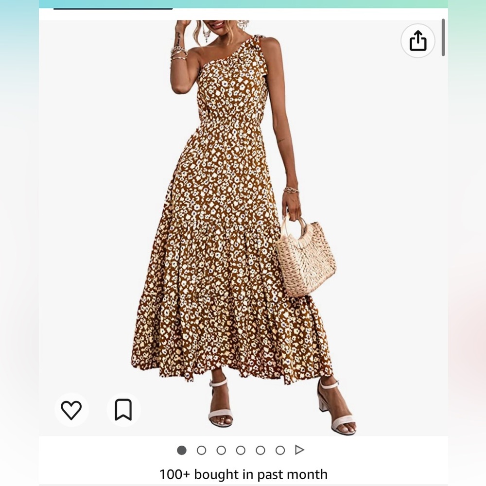 NWT ONE SHOULDER SUMMER DRESS